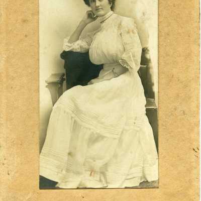 Photograph, Grace Purvis Custer (step mother of Harris Custer) Acc. # 2019.036.003