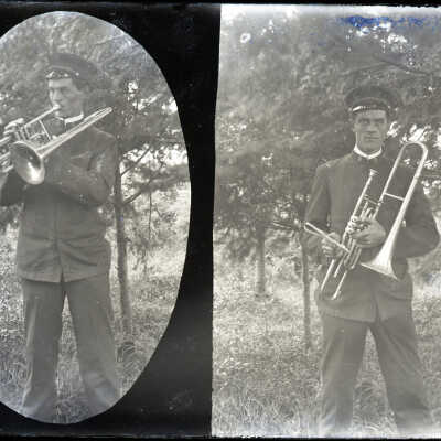 Negative, Glass-plate