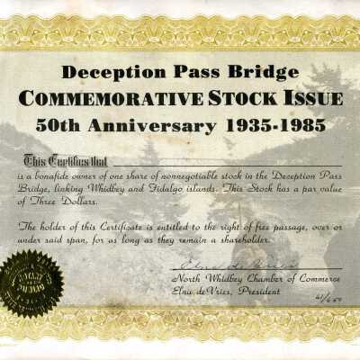 Certificate, Stock
