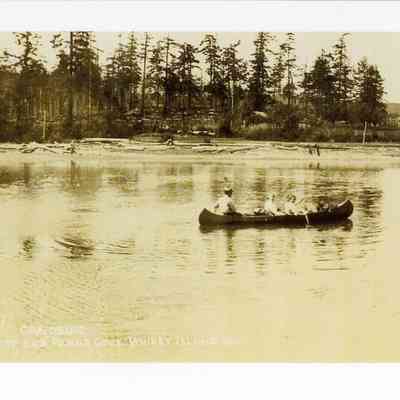 Canoeing in Penn Cove