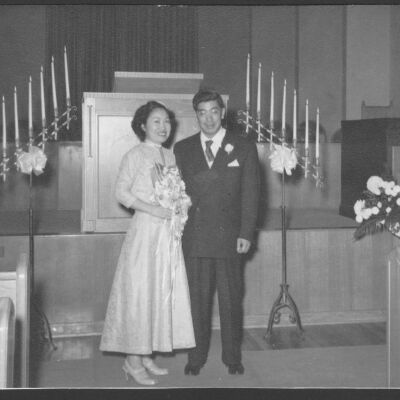 Yaeko Carolyne Kaji wedding to Mamoru Kawasaki