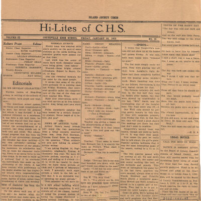 Island County Times - January 20, 1933
