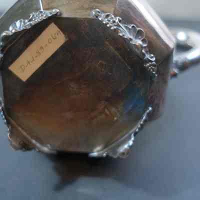 459 - silver water pitcher: DPW CB 36 Shelf D