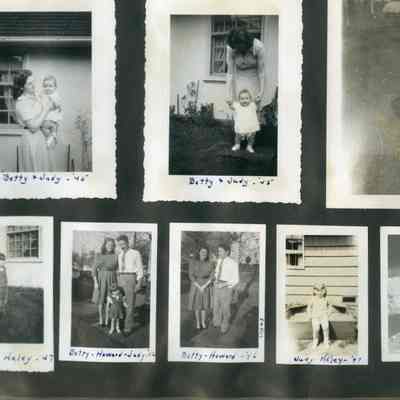 Judy Haley, Betty Izett (Haley), Howard Haley