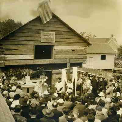 Mass Outside Alexander Blockhouse