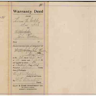 Warranty Deed - Cobb, Clay, Runn