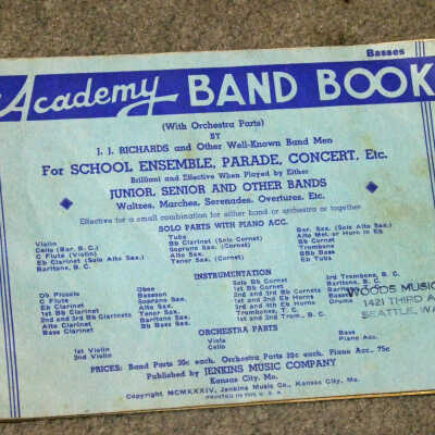 Academy Band Book, Basses