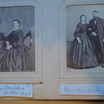 Mrs. Kaehler's sister 1864 and Mr. and Mrs. Kaehler 1864