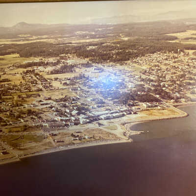 Oak harbor framed aerial