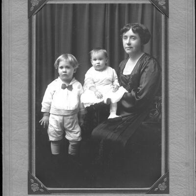 Photo of Mother with young children