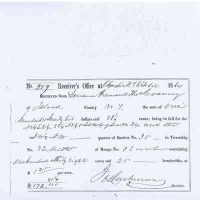 Cash Entry (Receipt) - Cranney and Grennan