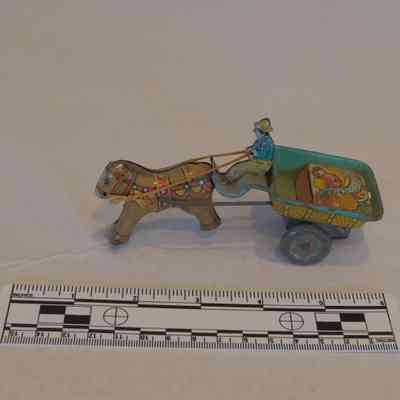 Wind-up Horse and Buggy Toy