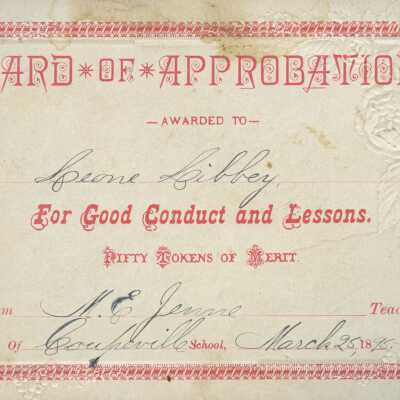 Certificate, Achievement
