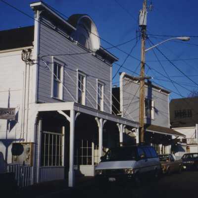 Front Street painted white for Practical Magic