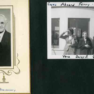 1. Cox family - 50th Wedding Anniversary: 2. Vera, Daisy A., Gertie and Hugh - 1946