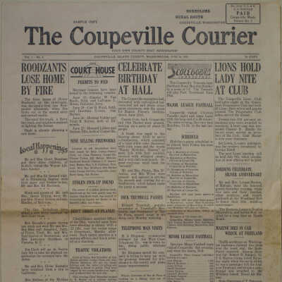 Coupeville Courier, June 26, 1952