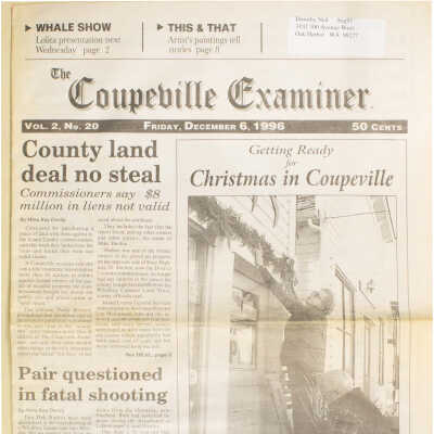 Coupeville Examiner, December 6, 1996