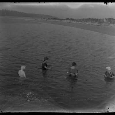 Bathing Girls, Monroes Landing: Origformat: Negative