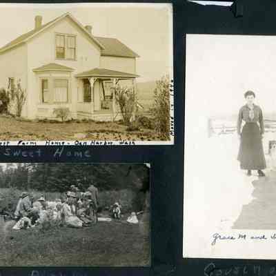Izett Farm home about 1915 - moved 1946 when military decided to build NAS