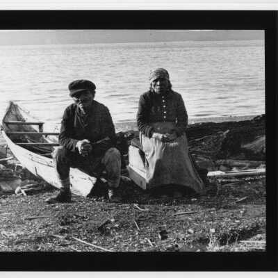 Chief Snakelum and wife