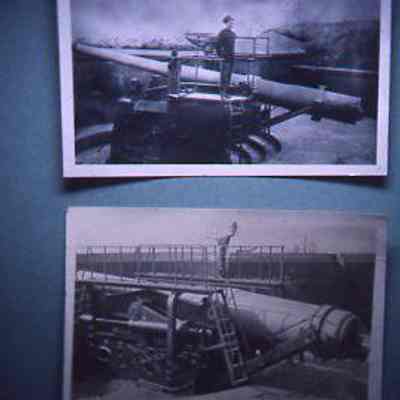Photos of Artillery Weapons and Soldier