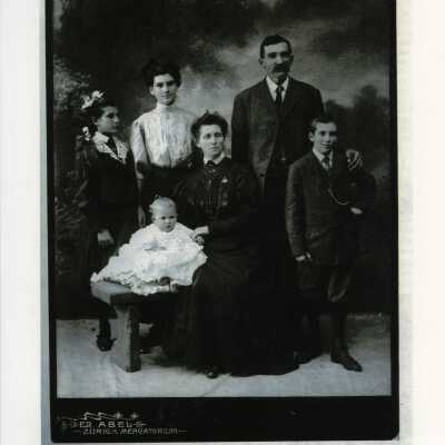 Photocopy. The Anthes Family in 2017. Acc # 2019.034.076