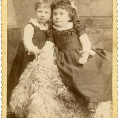 Photograph, Cousins Sue Lovejoy and Hazel Watson. Acc. # 2019.024.088