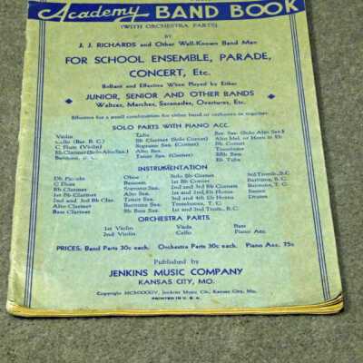 Academy Band Book Piano Accompaniment