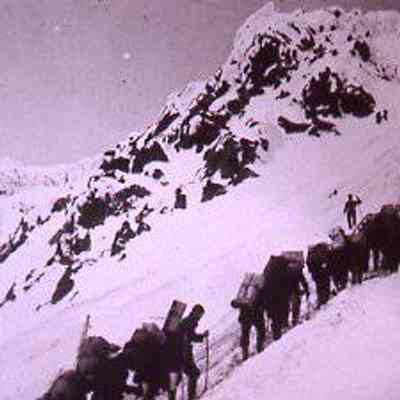 Prospectors Ascending Chilkoot Pass