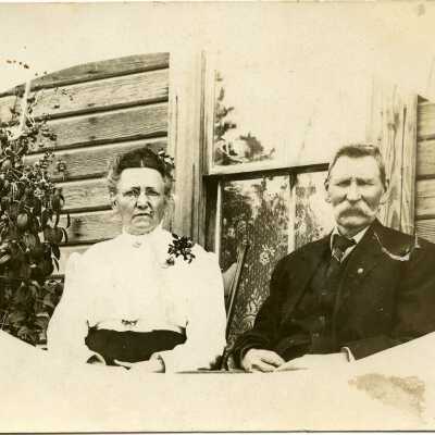 Photograph, Mr. and Mrs. Thompson. Acc. #2019.024.027