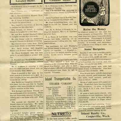 Supplement to Island County Times, 1907