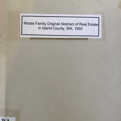 Rhoda Family Abstract 1850