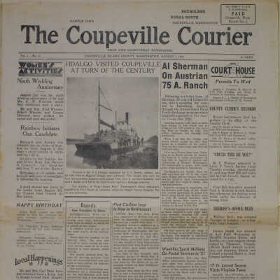 Coupeville Courier, August 7, 1952