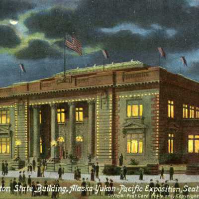 Washington State Building: Origsize: 3.5x5.5; Origformat: Print-Photographic