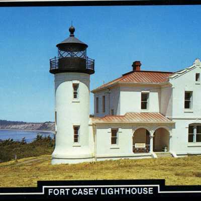 Fort Casey Admiralty Lighthouse Postcard
