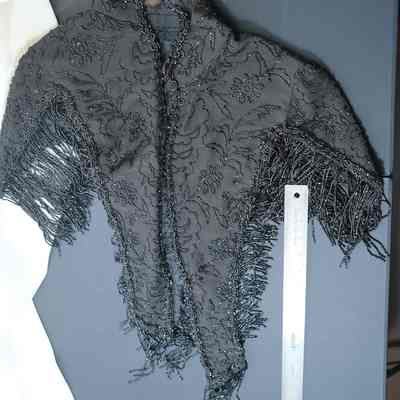 Beaded Fringe Cape