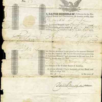 Captain Thomas Coupe Citizenship