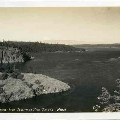 Mount Baker from Deception Pass Bridge