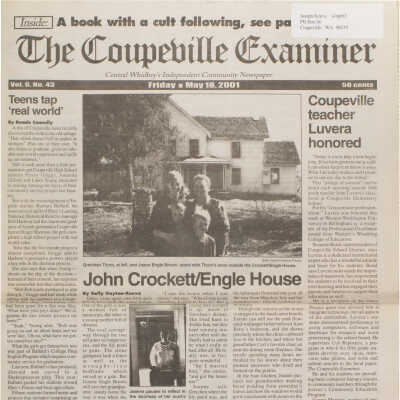 Coupeville Examiner, May 18, 2001