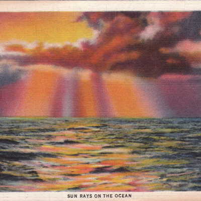 Sun Rays on the Ocean