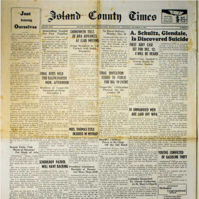 Island County Times - December 8, 1938