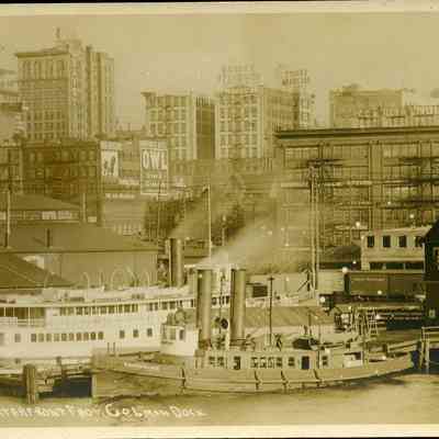 Seattle Waterfront From Golman Dock