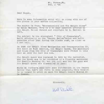 Correspondence Roger Sherman