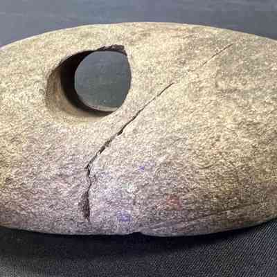 Natural Rock Used as Tool