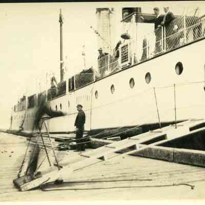 Passenger Ferry Being Boarded