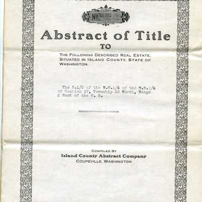 Abstract of Title