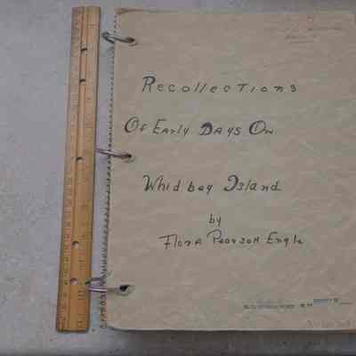 Recollections of Early Days on Whidbey Island
