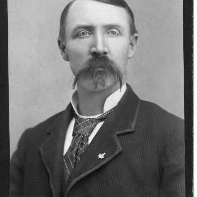 Photograph, Joseph C. Power, in March 1886. Acc. # 2019.018.049c