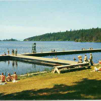 Cranberry Lake postcard