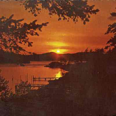 Sunset at Snee-Oosh Beach, Fidalgo Island